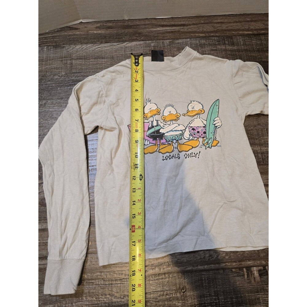 Vintage Anvil Shirt Youth M  Locals Only #136 - Picture 4 of 16